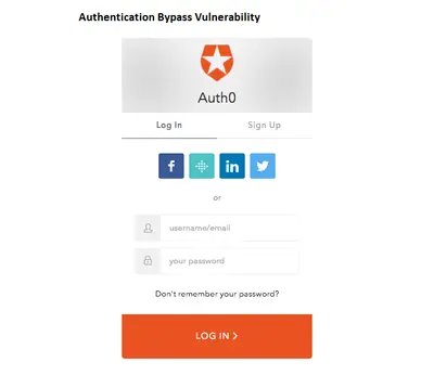 Authentication Bypass Vulnerability Found in Auth0 Identity Platform