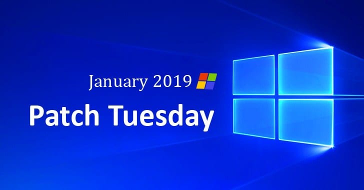 Microsoft January 2019 Patch Tuesday fixes 50 vulnerabilities