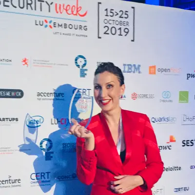 Jelena Zelenovic Matone - CISO of the year 2019 - Luxembourg