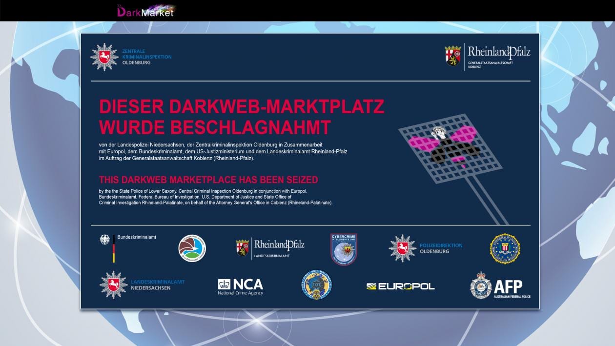 DarkMarket : World’s largest darknet marketplace taken down