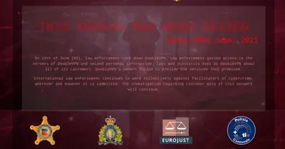 DoubleVPN Service used by cybercriminals seized