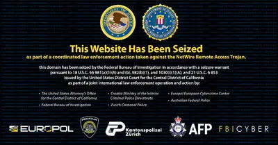 Police seize infamous NetWire RAT malware infrastructure